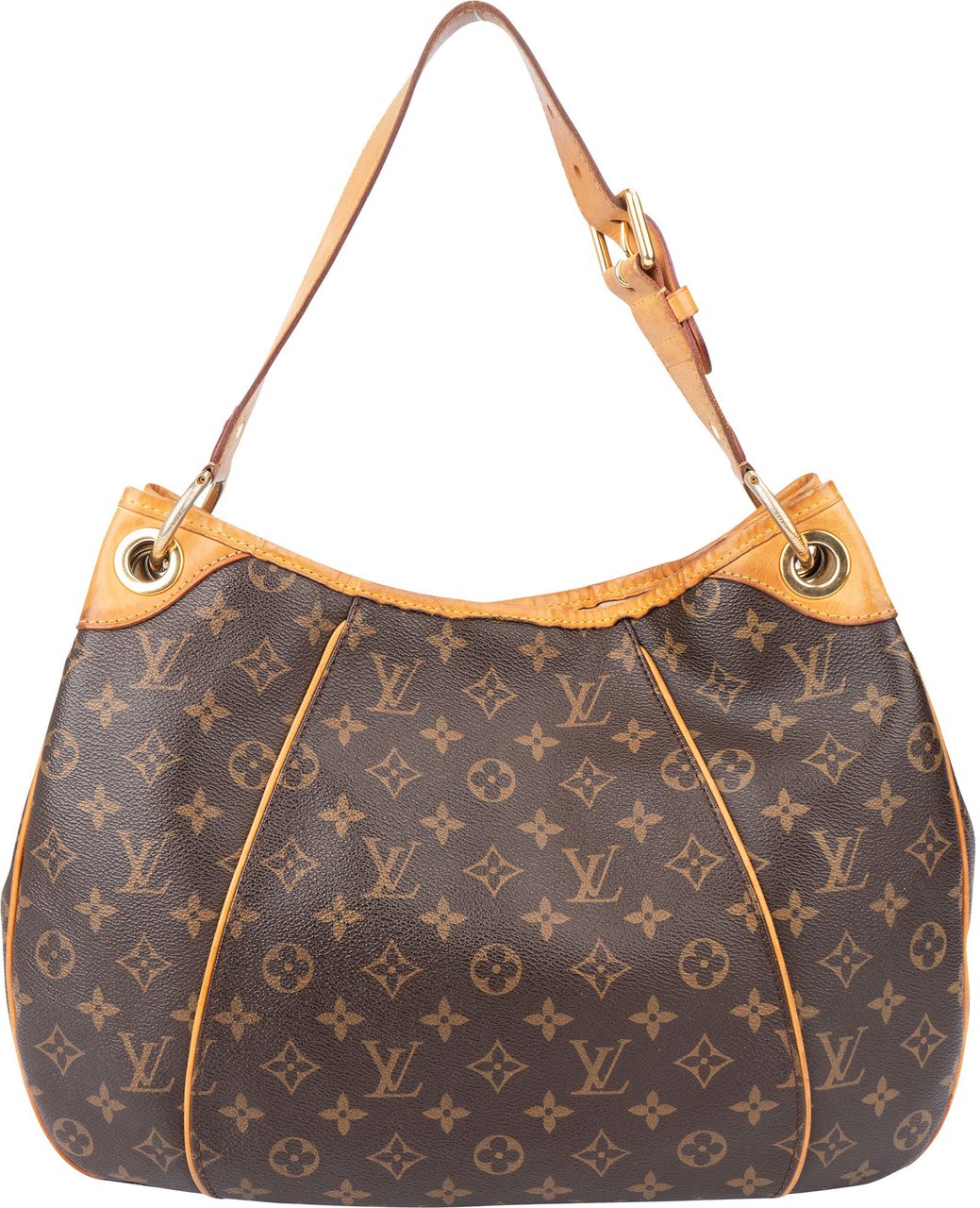 Louis Vuitton Louis Vuitton Canvas Monogram Galliera PM Handbag Bruin