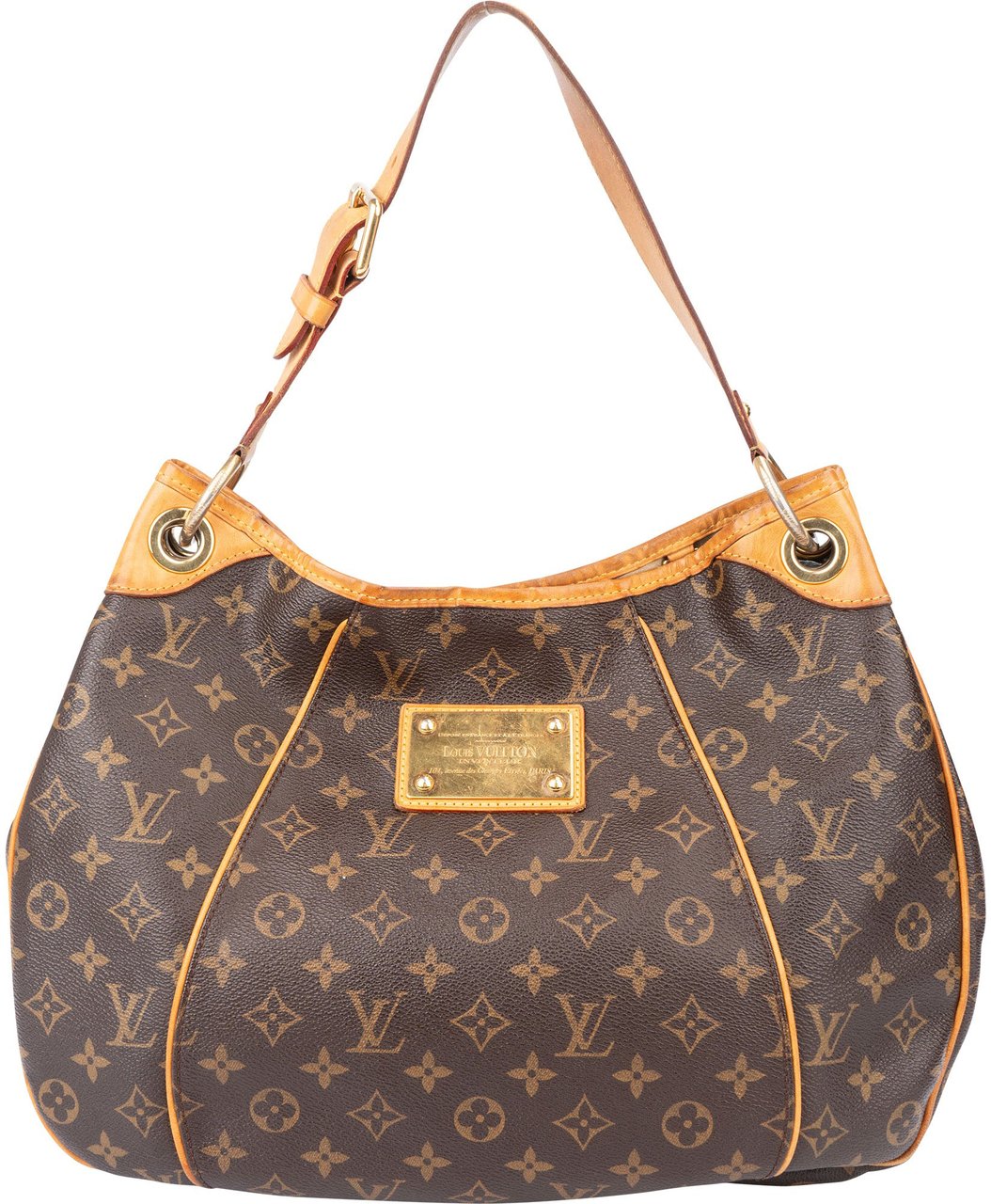 Louis Vuitton Louis Vuitton Canvas Monogram Galliera PM Handbag Bruin