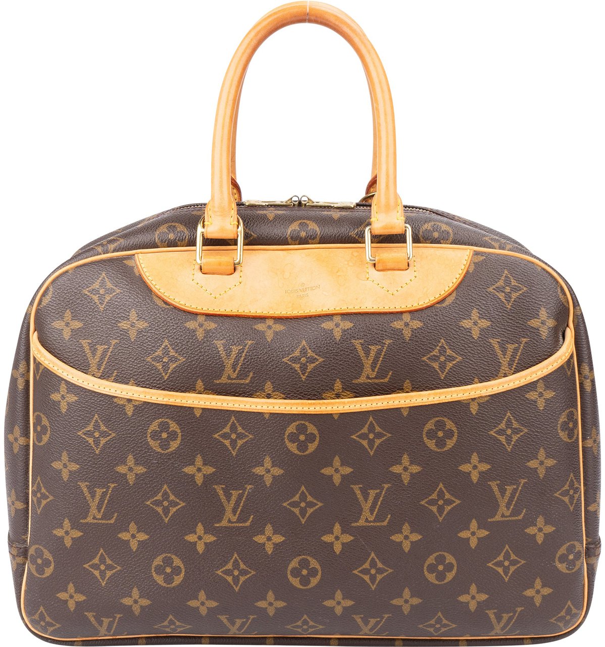 Louis Vuitton Louis Vuitton Canvas Monogram Deauville Handbag Bruin