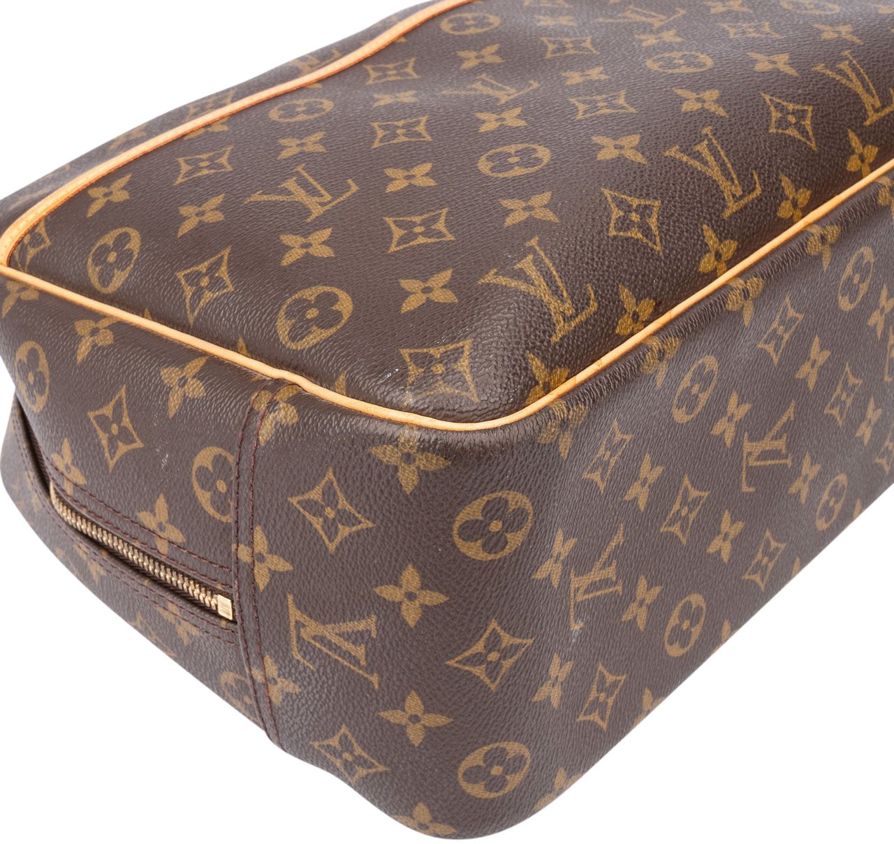 Louis Vuitton Louis Vuitton Canvas Monogram Deauville Handbag Bruin