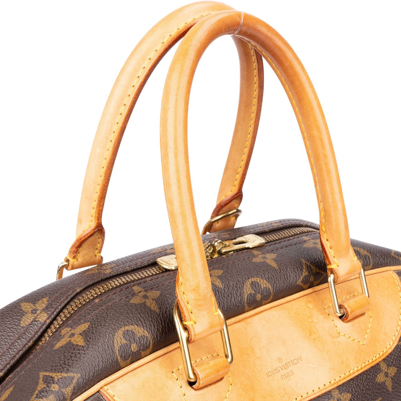 Louis Vuitton Louis Vuitton Canvas Monogram Deauville Handbag Bruin