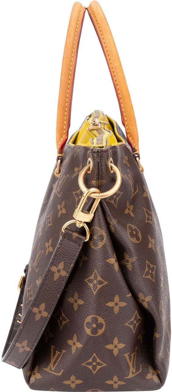 Louis Vuitton Louis Vuitton Canvas Monogram Pallas MM Handbag Bruin