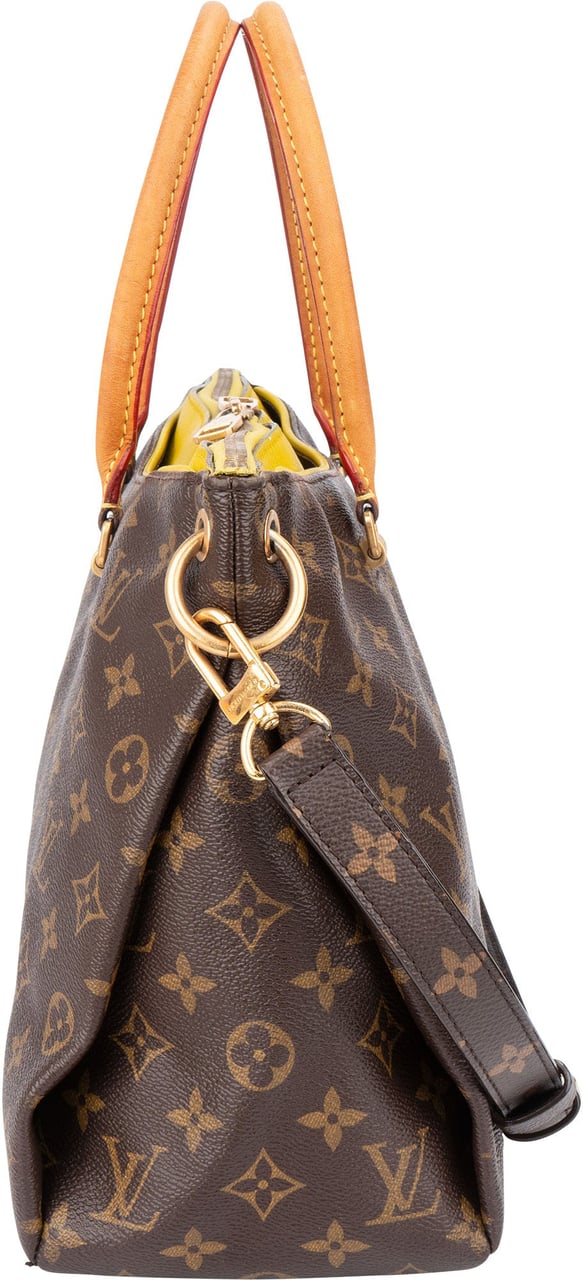 Louis Vuitton Louis Vuitton Canvas Monogram Pallas MM Handbag Bruin