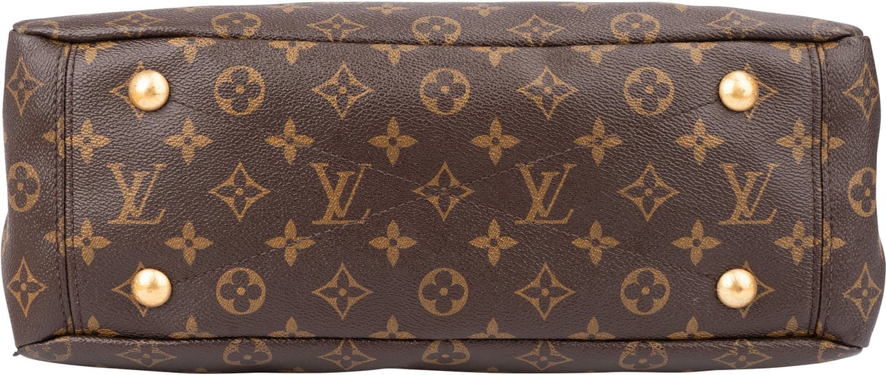 Louis Vuitton Louis Vuitton Canvas Monogram Pallas MM Handbag Bruin
