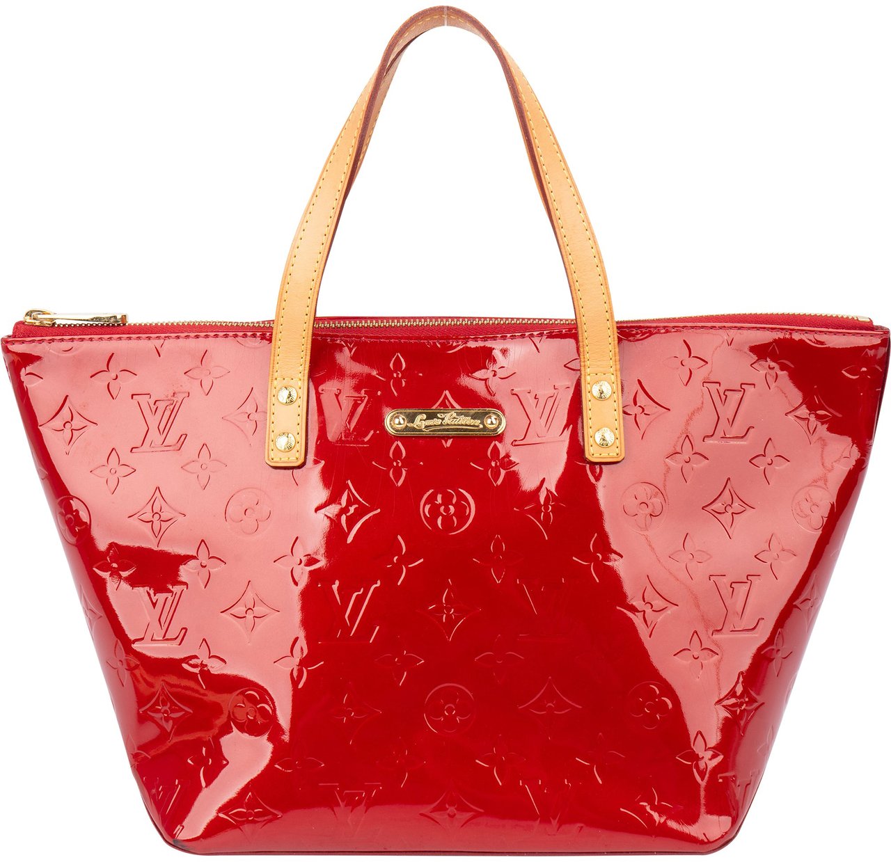 Louis Vuitton Louis Vuitton Rouge Vernis Monogram Bellevue PM Handbag Rood
