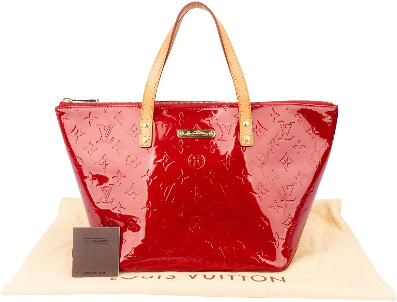 Louis Vuitton Louis Vuitton Rouge Vernis Monogram Bellevue PM Handbag Rood