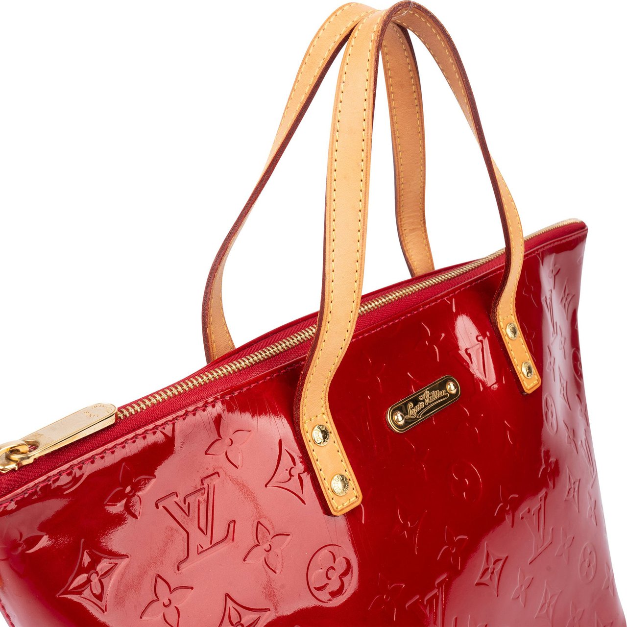 Louis Vuitton Louis Vuitton Rouge Vernis Monogram Bellevue PM Handbag Rood