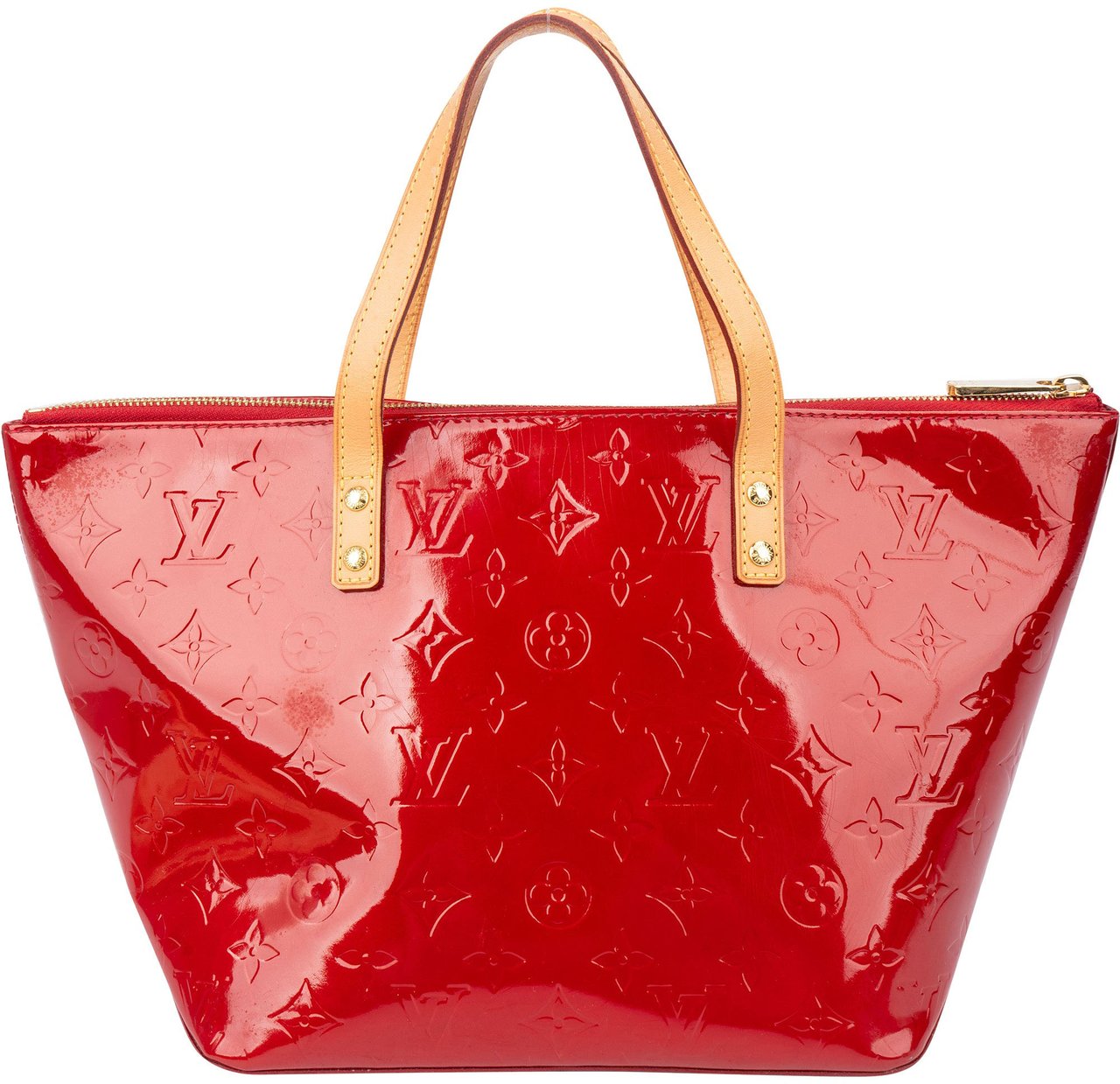 Louis Vuitton Louis Vuitton Rouge Vernis Monogram Bellevue PM Handbag Rood
