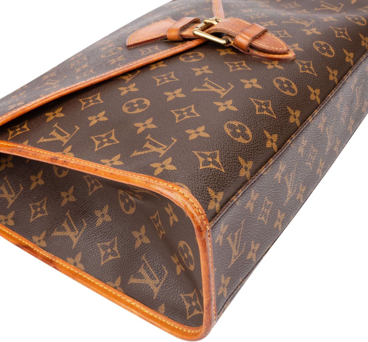 Louis Vuitton Louis Vuitton Canvas Monogram Beverly Handbag Bruin