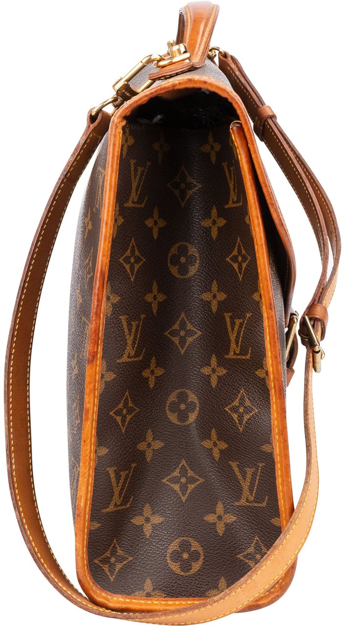 Louis Vuitton Louis Vuitton Canvas Monogram Beverly Handbag Bruin