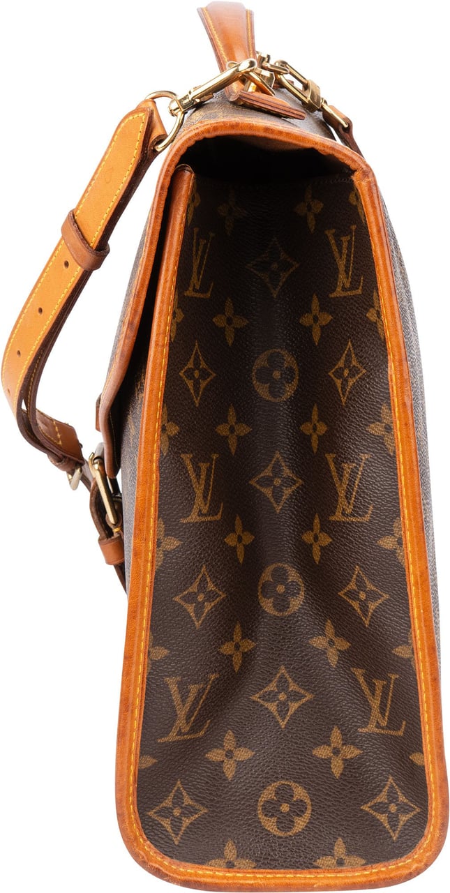 Louis Vuitton Louis Vuitton Canvas Monogram Beverly Handbag Bruin