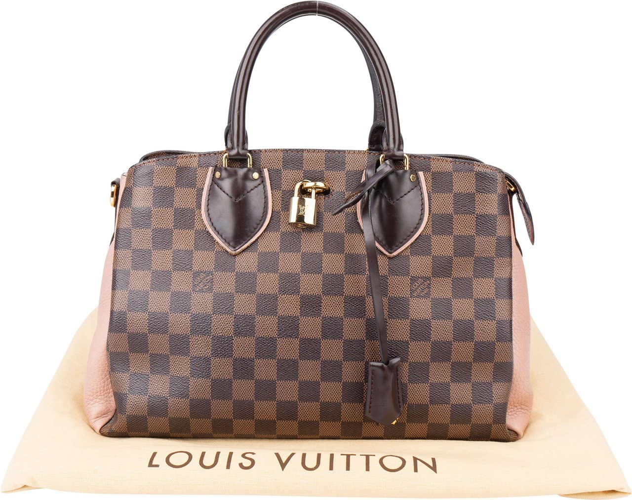 Louis Vuitton Louis Vuitton Damier Ebene Monogram Normandy Handbag Bruin