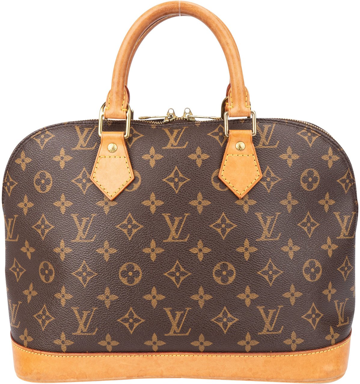 Louis Vuitton Louis Vuitton Canvas Monogram Alma PM Handbag Bruin