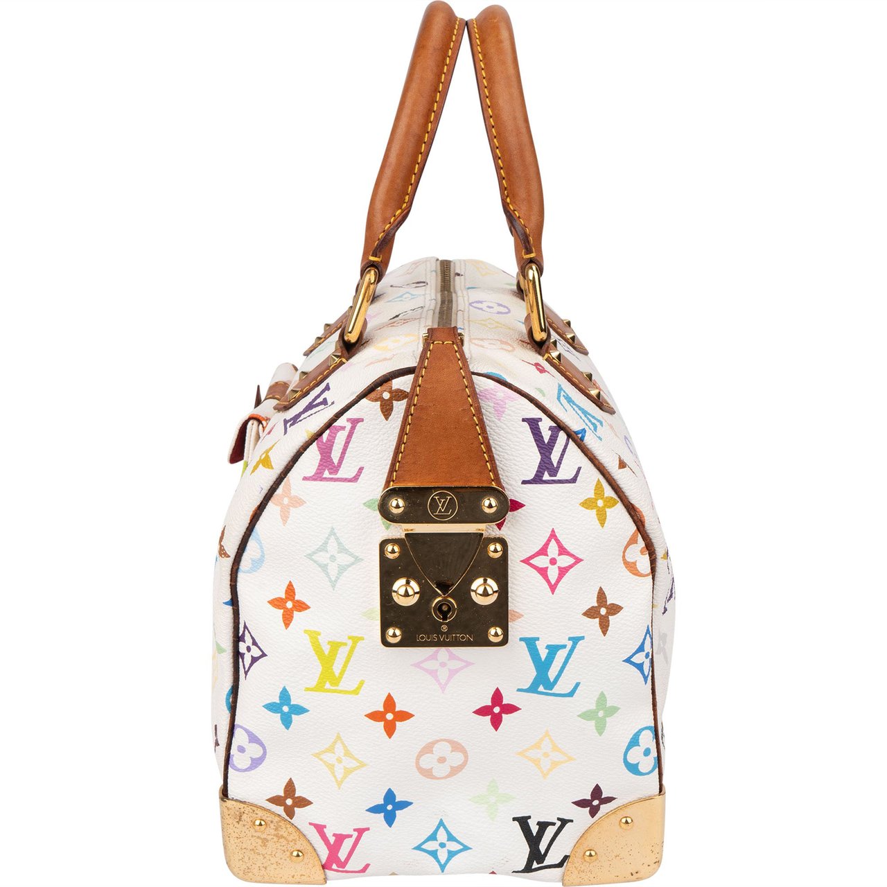 Louis Vuitton Louis Vuitton Murakami Multicolor Speedy 30 Handbag Wit