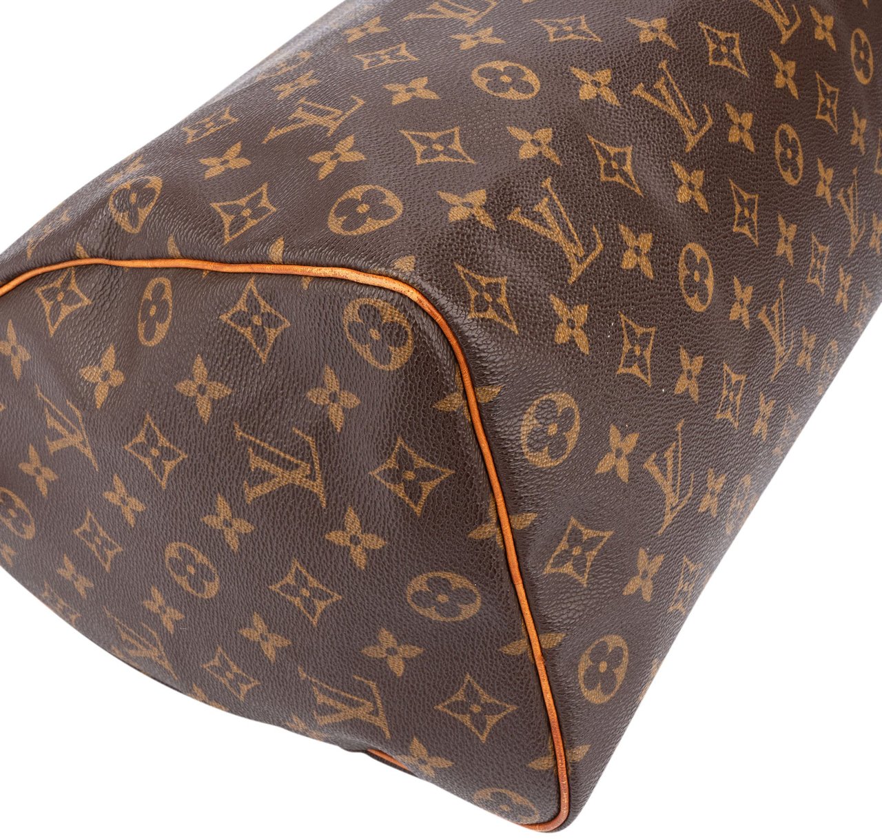 Louis Vuitton Louis Vuitton Canvas Monogram Speedy 35 Handbag Bruin
