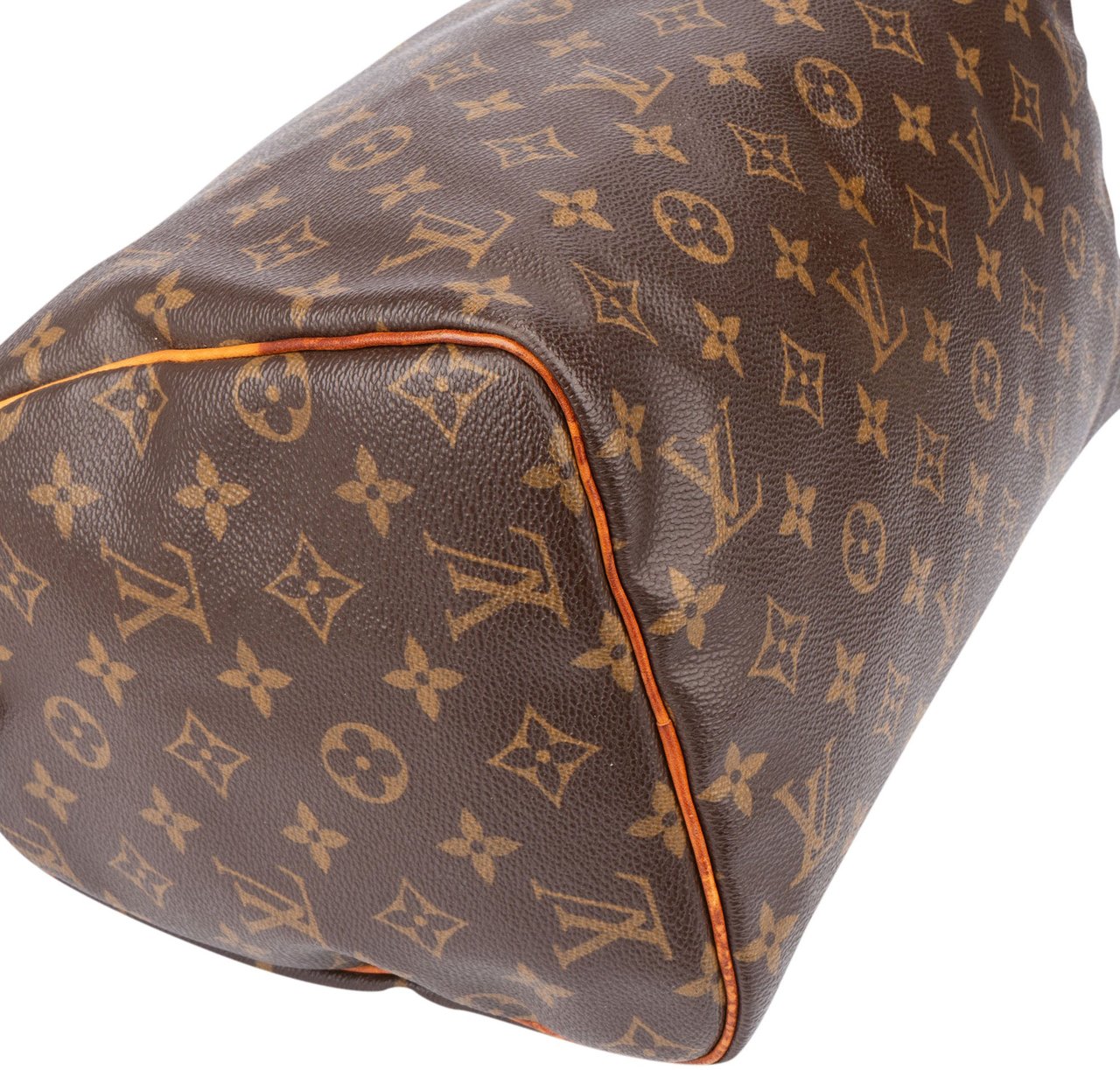 Louis Vuitton Louis Vuitton Canvas Monogram Speedy 30 Handbag Bruin