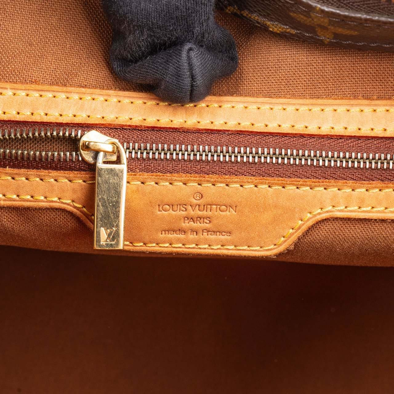 Louis Vuitton Louis Vuitton Canvas Monogram Cabas Mezzo Shoulder Bag Bruin