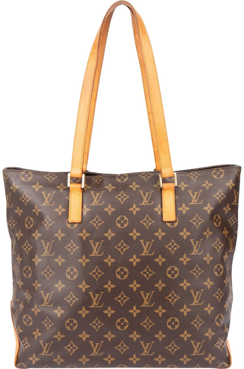 Louis Vuitton Louis Vuitton Canvas Monogram Cabas Mezzo Shoulder Bag Bruin