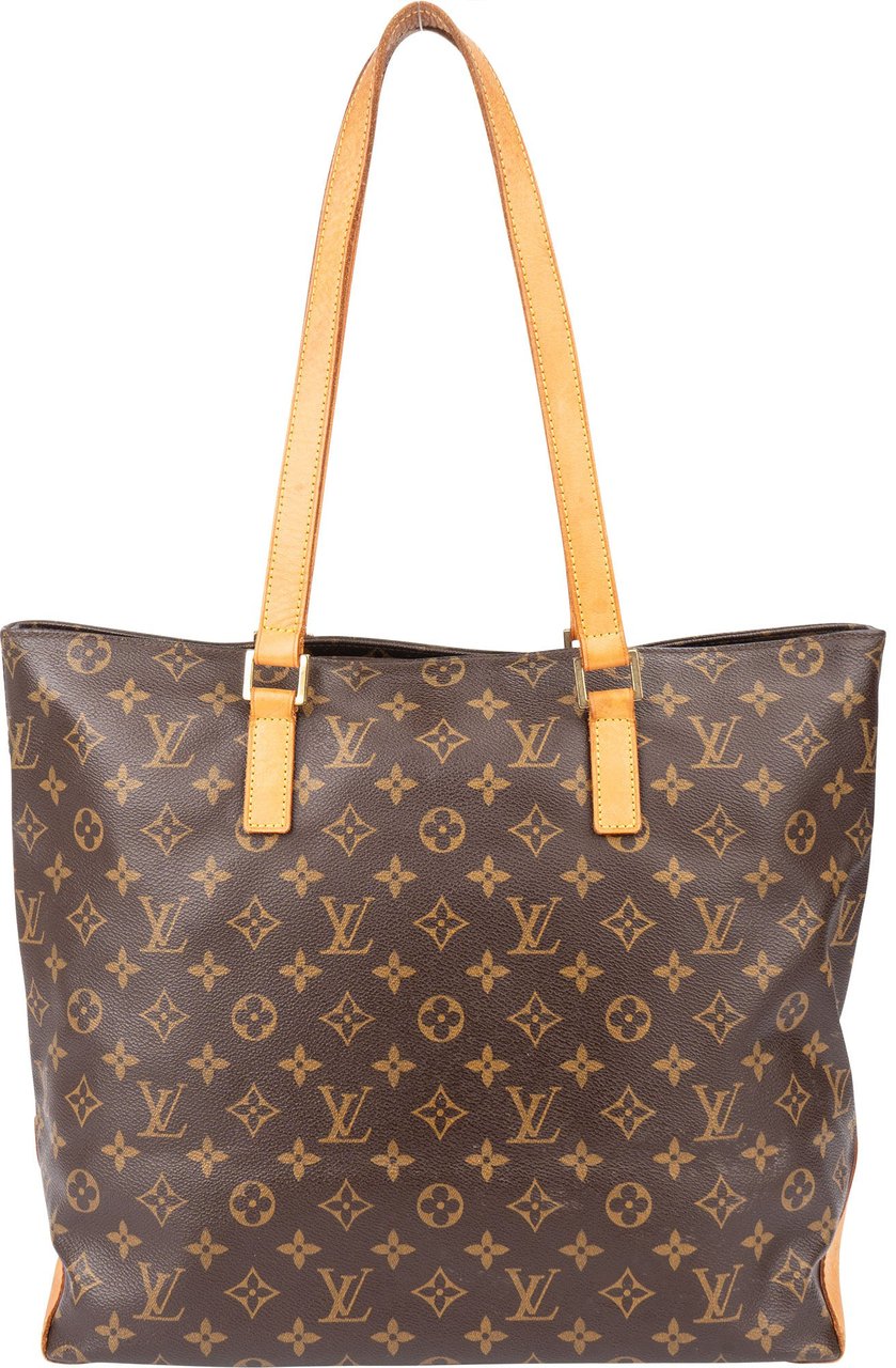 Louis Vuitton Louis Vuitton Canvas Monogram Cabas Mezzo Shoulder Bag Bruin