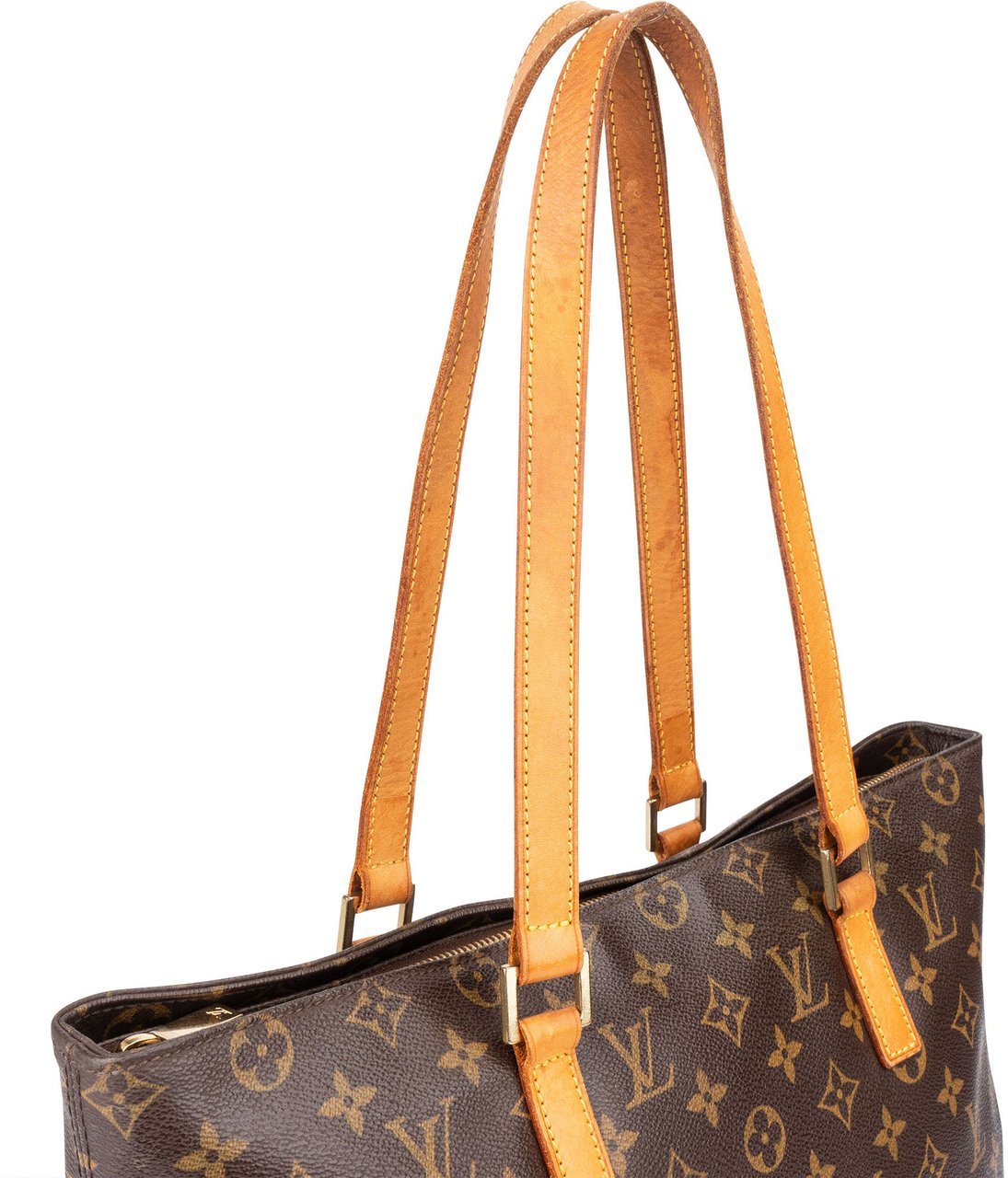 Louis Vuitton Louis Vuitton Canvas Monogram Cabas Mezzo Shoulder Bag Bruin