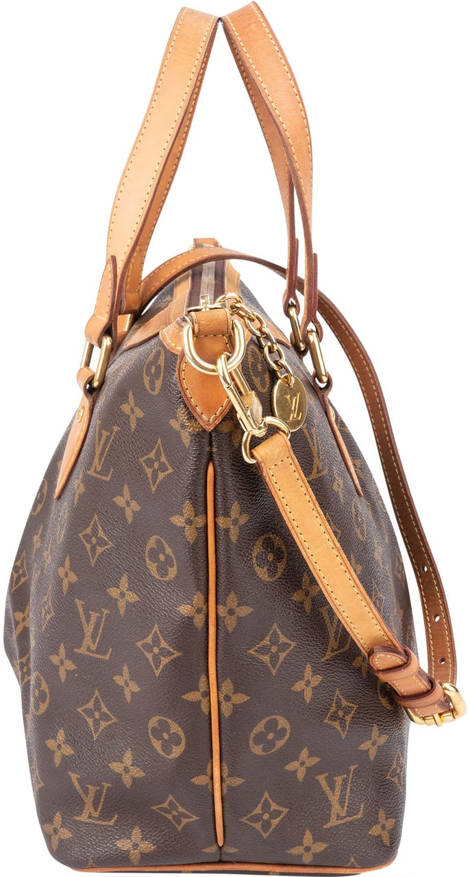 Louis Vuitton Louis Vuitton Canvas Monogram Palermo PM Handbag Bruin