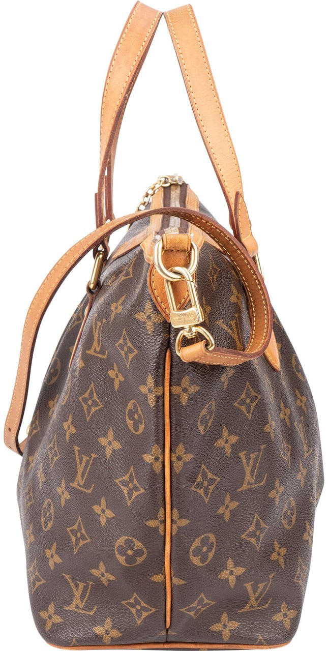 Louis Vuitton Louis Vuitton Canvas Monogram Palermo PM Handbag Bruin