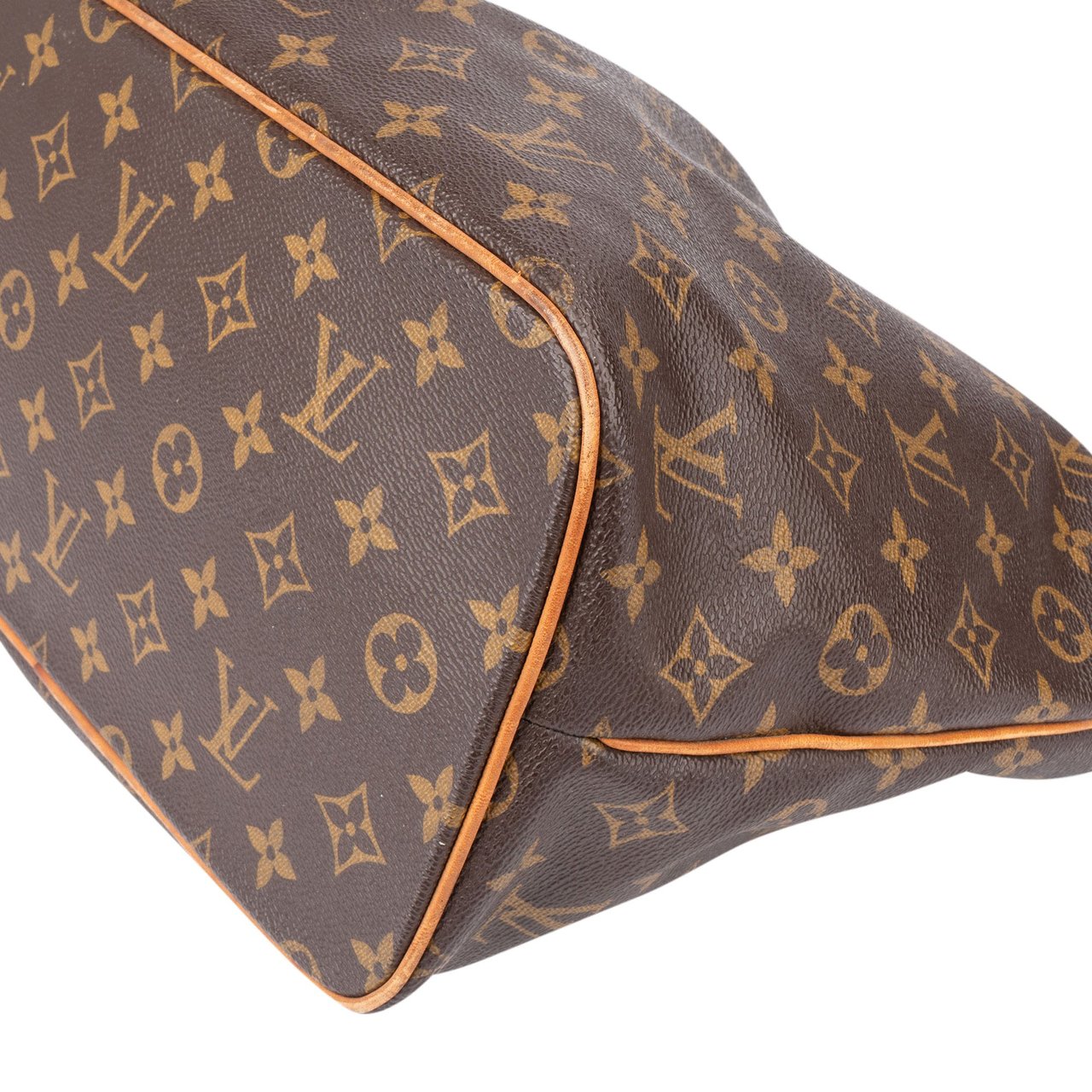 Louis Vuitton Louis Vuitton Canvas Monogram Palermo PM Handbag Bruin