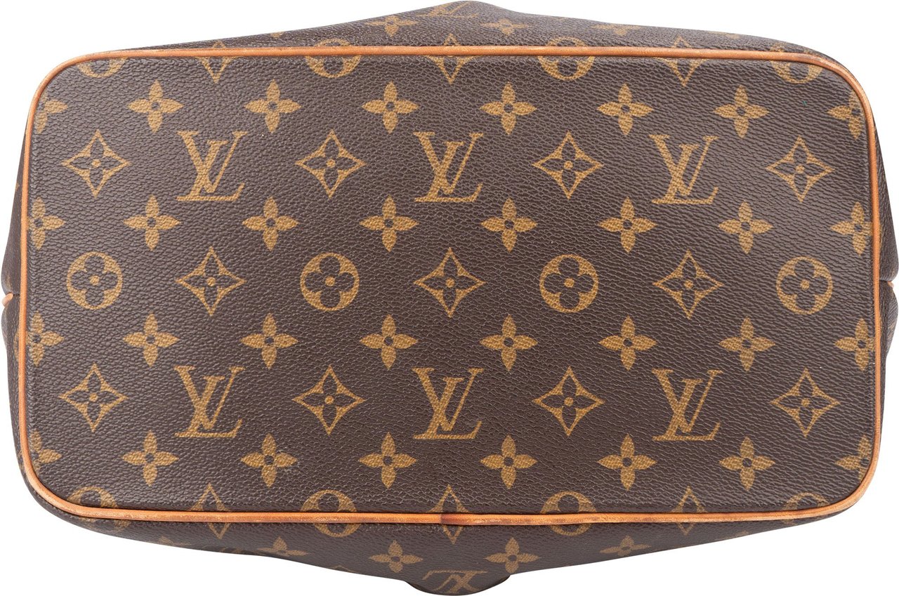 Louis Vuitton Louis Vuitton Canvas Monogram Palermo PM Handbag Bruin