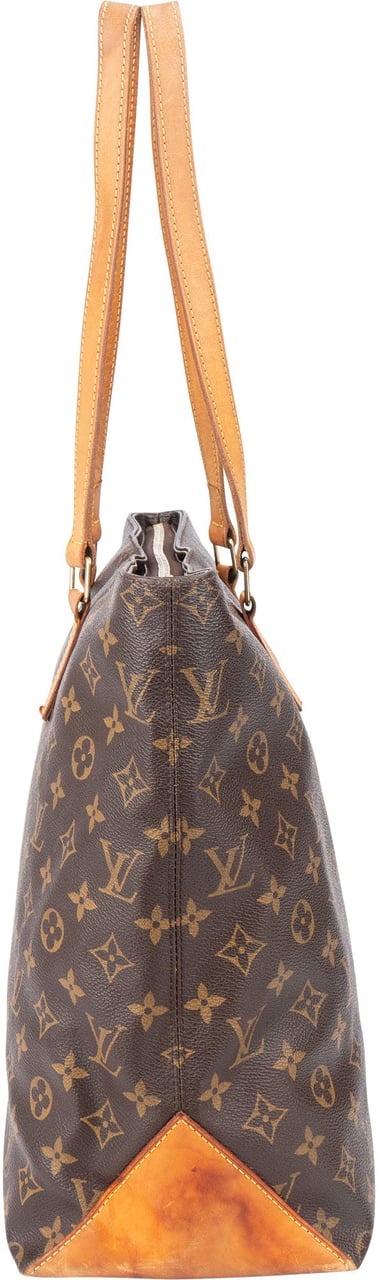 Louis Vuitton Louis Vuitton Canvas Monogram Cabas Mezzo Shoulder Bag Bruin