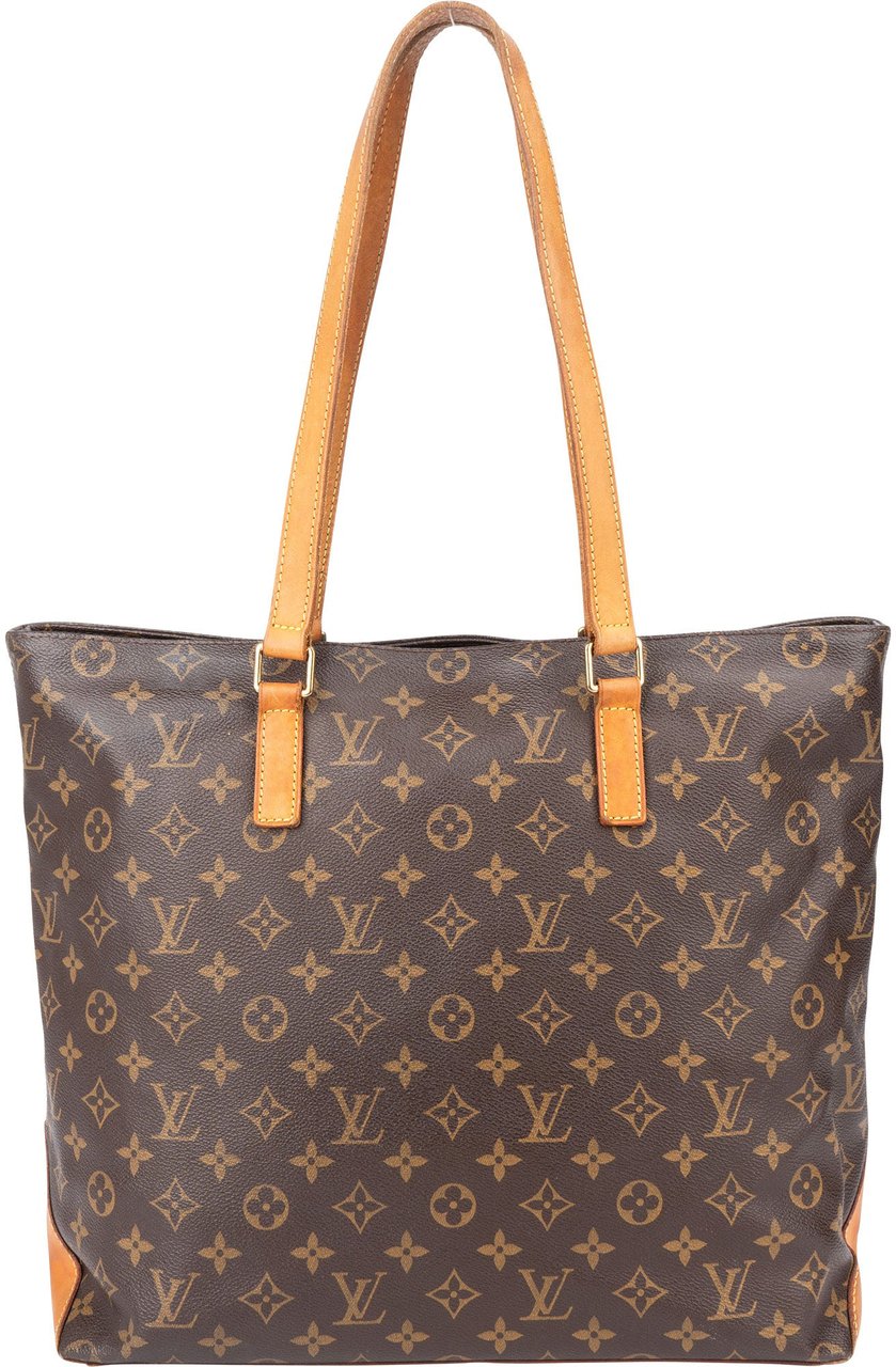 Louis Vuitton Louis Vuitton Canvas Monogram Cabas Mezzo Shoulder Bag Bruin