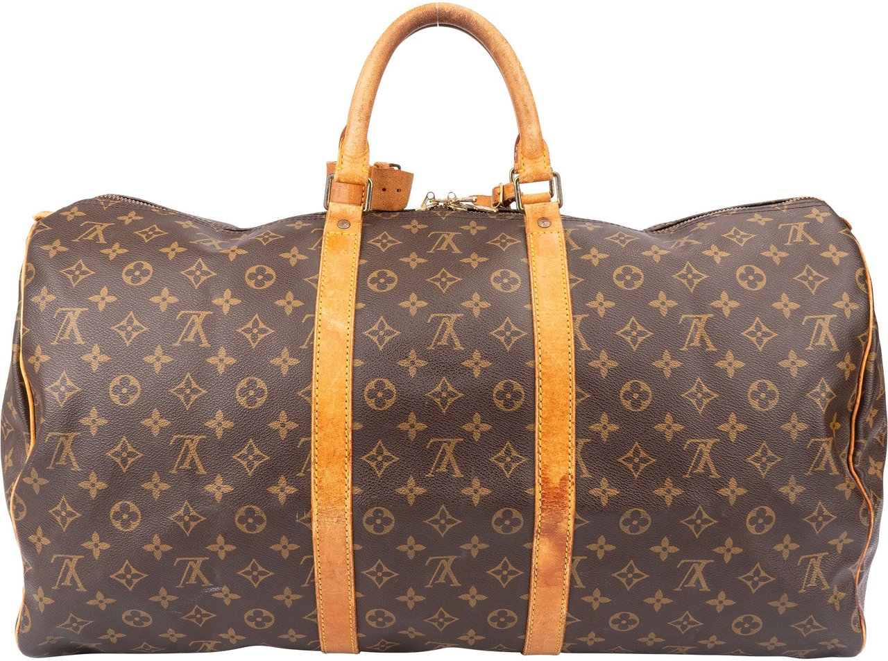 Louis Vuitton Louis Vuitton Canvas Monogram Keepall 55 Bruin