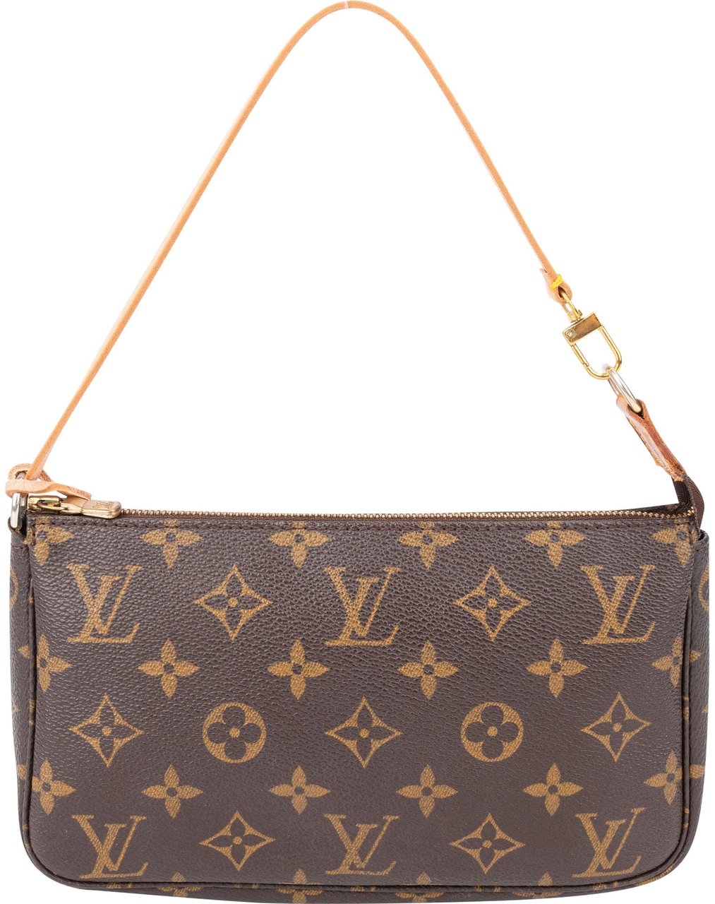 Louis Vuitton Louis Vuitton Canvas Monogram Pochette Accessoire Handbag Bruin