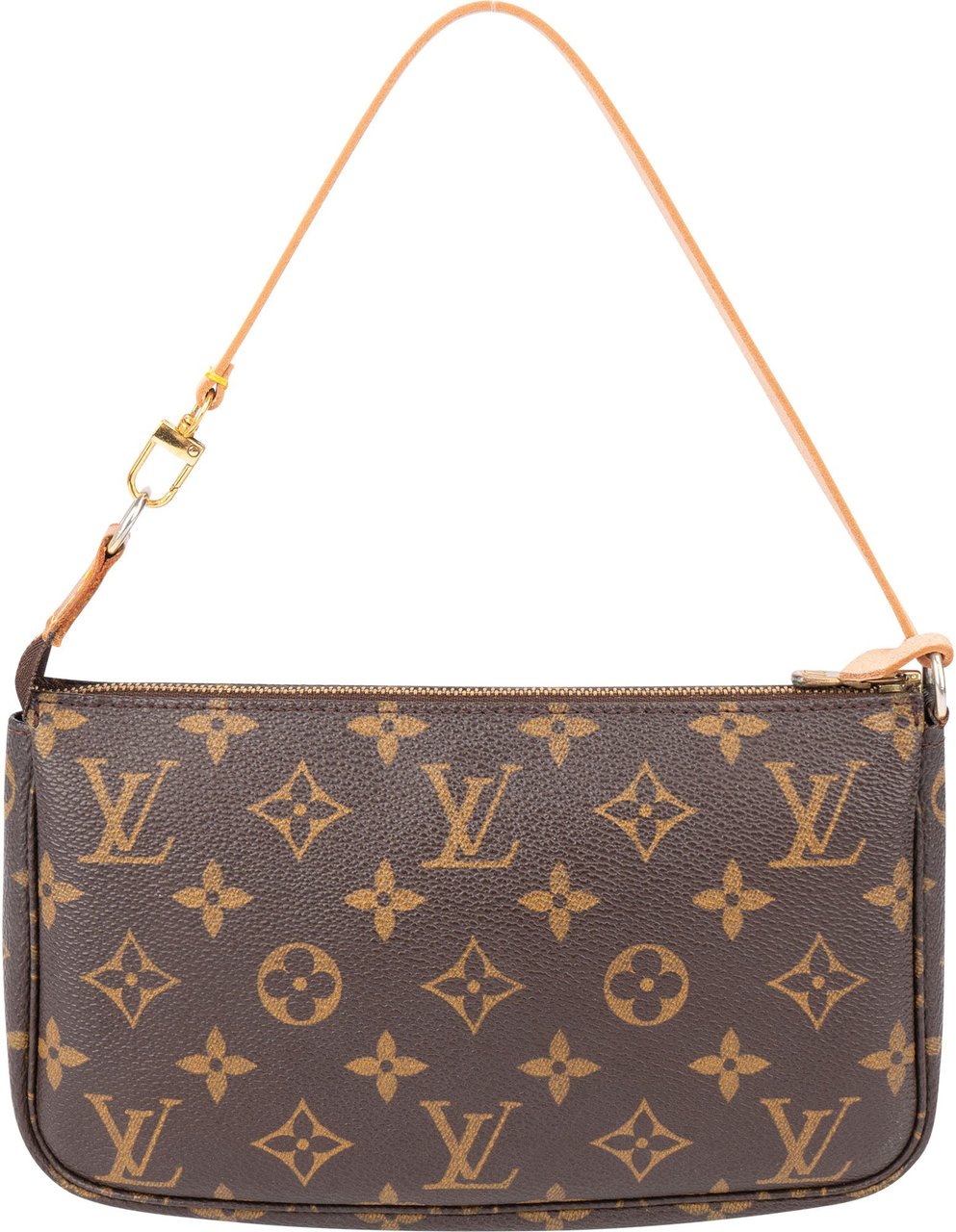 Louis Vuitton Louis Vuitton Canvas Monogram Pochette Accessoire Handbag Bruin