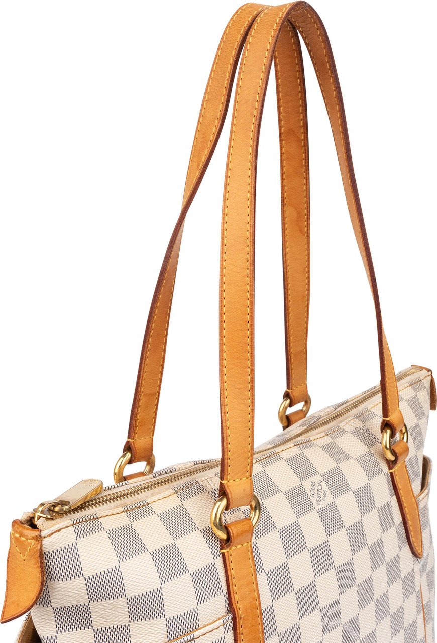 Louis Vuitton Damier Azur Monogram Totally PM Shoulder Bag Wit