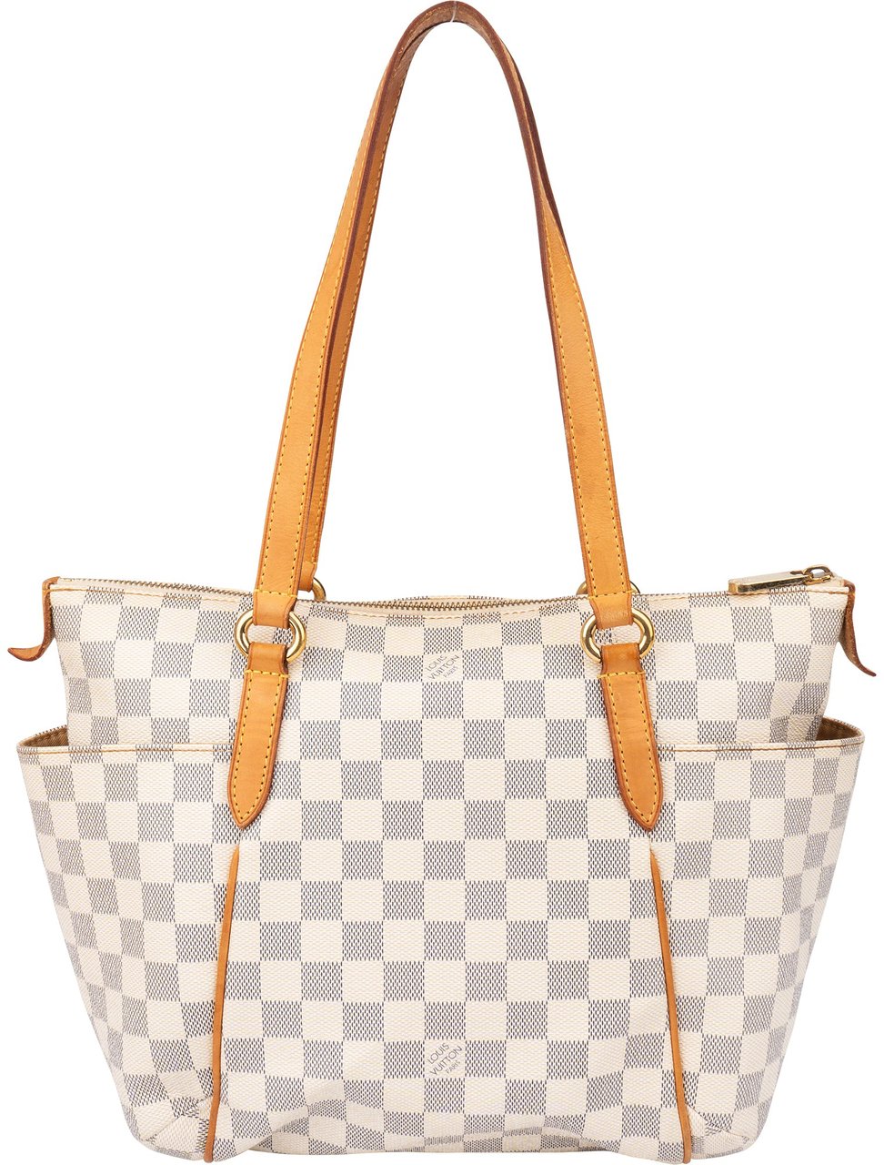 Louis Vuitton Damier Azur Monogram Totally PM Shoulder Bag Wit