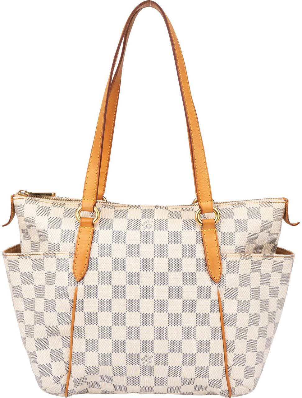Louis Vuitton Damier Azur Monogram Totally PM Shoulder Bag Wit