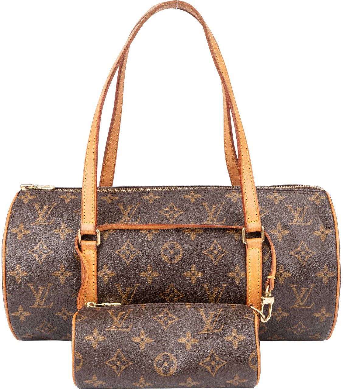 Louis Vuitton Louis Vuitton Canvas Monogram Papillon Set Handbag Bruin
