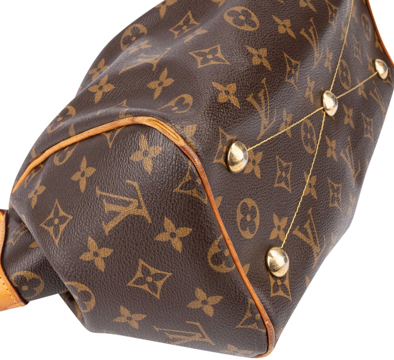 Louis Vuitton Louis Vuitton Canvas Monogram Tivoli PM Handbag Bruin