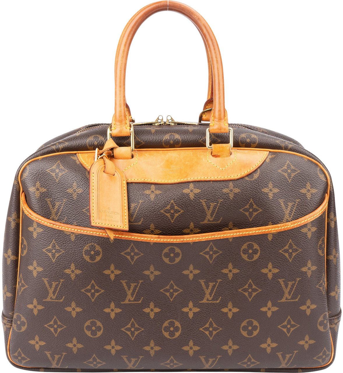 Louis Vuitton Louis Vuitton Canvas Monogram Deauville Handbag Bruin