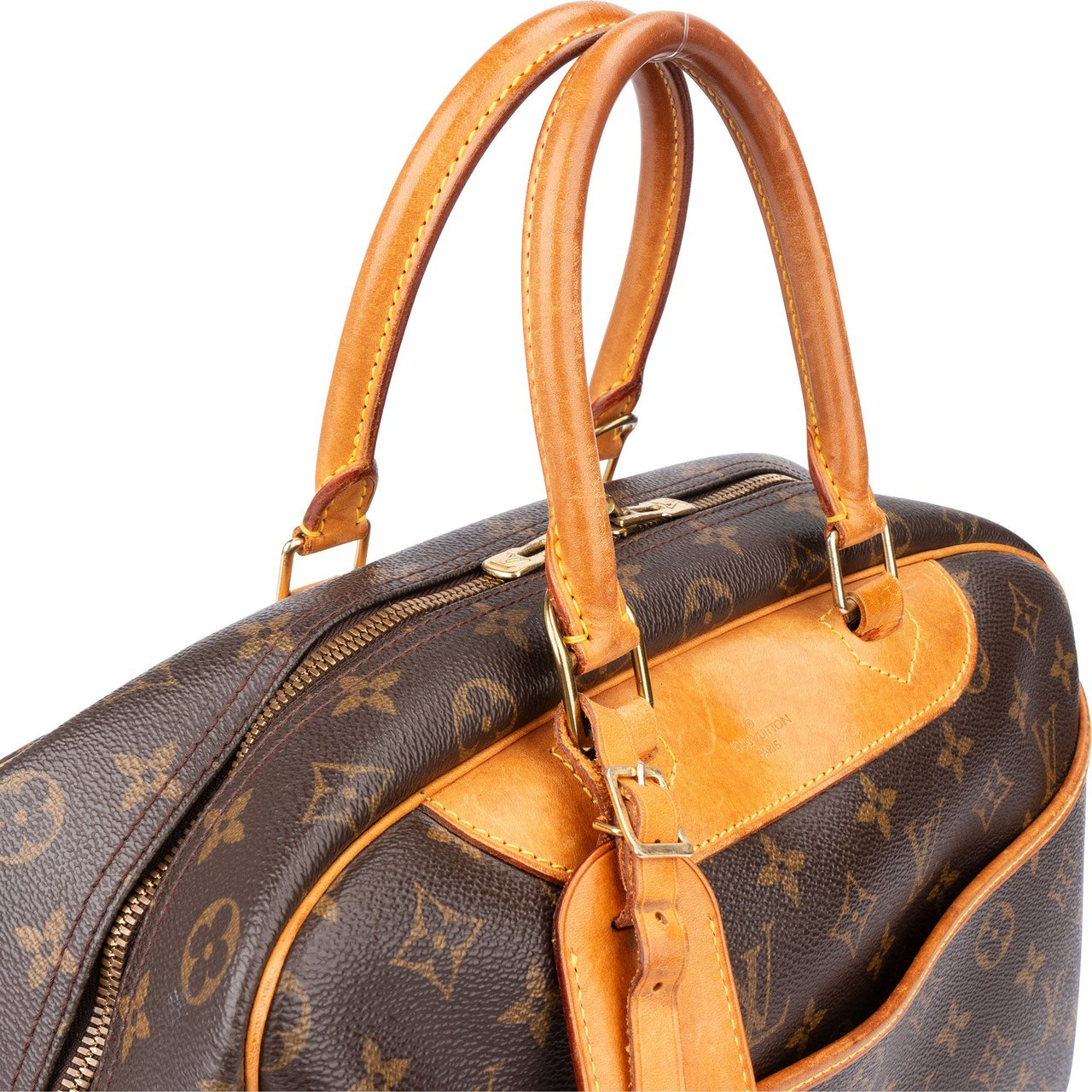 Louis Vuitton Louis Vuitton Canvas Monogram Deauville Handbag Bruin