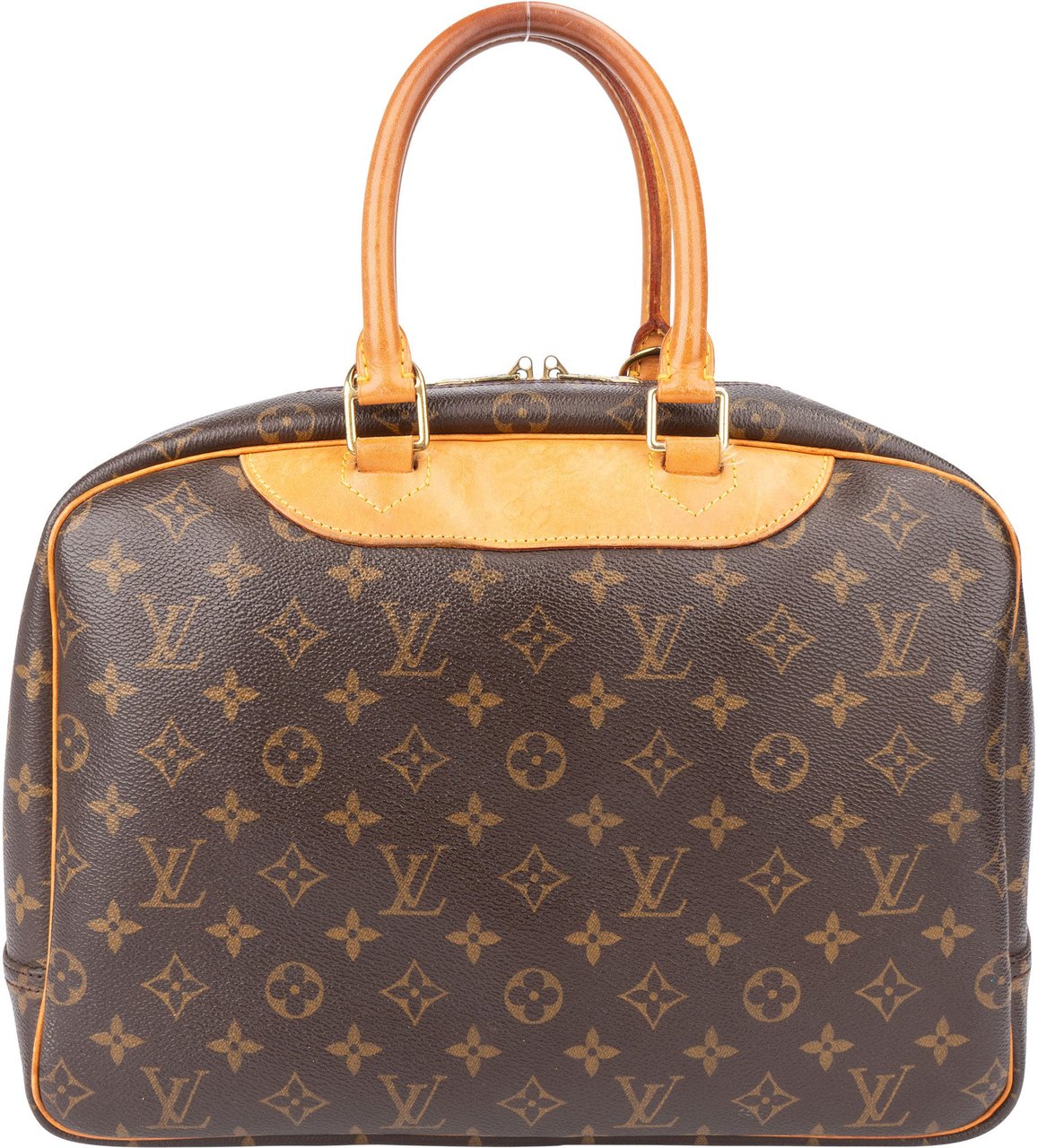 Louis Vuitton Louis Vuitton Canvas Monogram Deauville Handbag Bruin