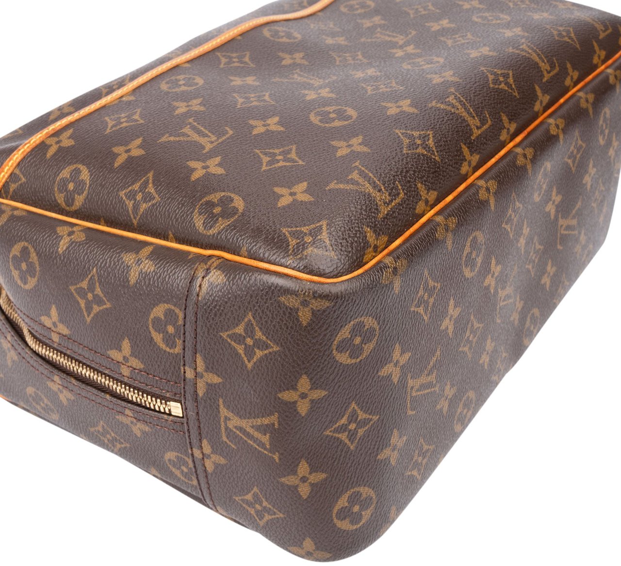 Louis Vuitton Louis Vuitton Canvas Monogram Deauville Handbag Bruin