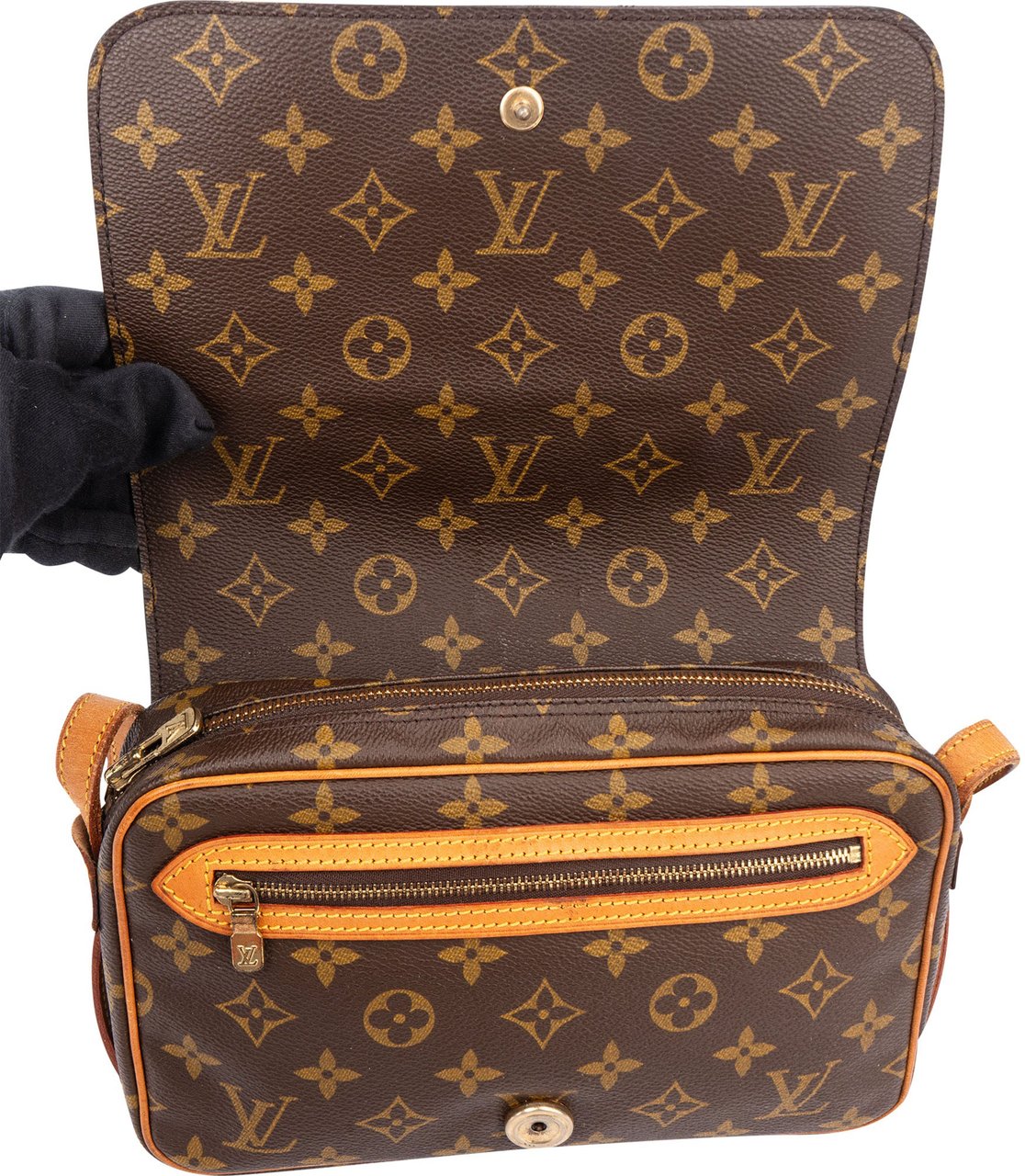 Louis Vuitton Louis Vuitton Canvas Monogram Saint Germain PM Crossbody Bag Bruin