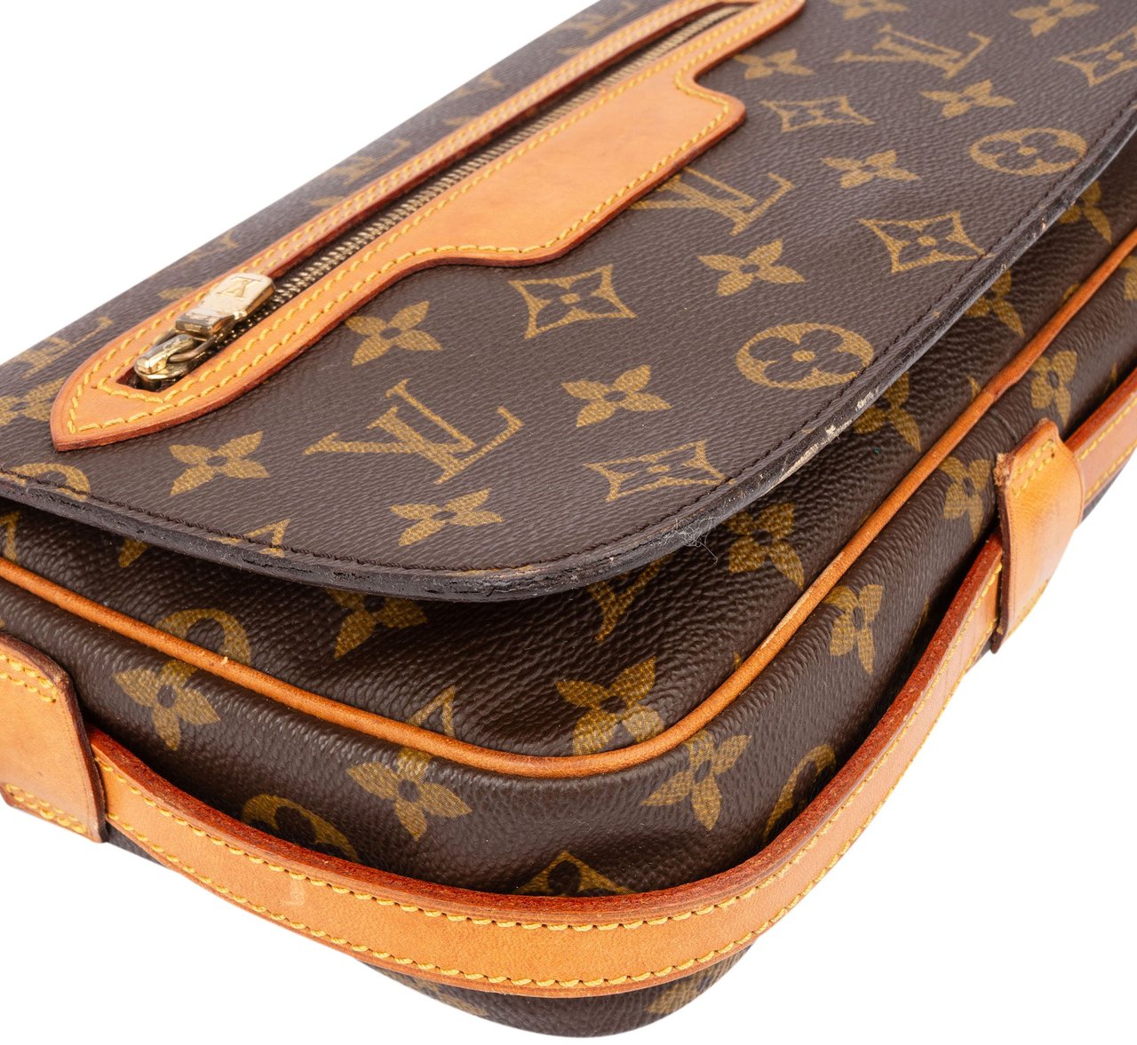 Louis Vuitton Louis Vuitton Canvas Monogram Saint Germain PM Crossbody Bag Bruin