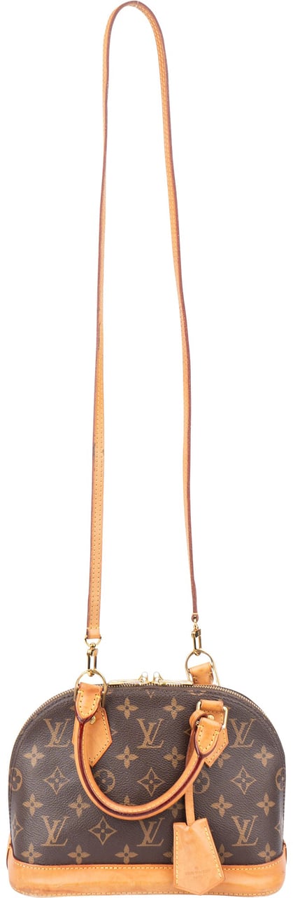 Louis Vuitton Canvas Monogram Alma BB Handbag Bruin