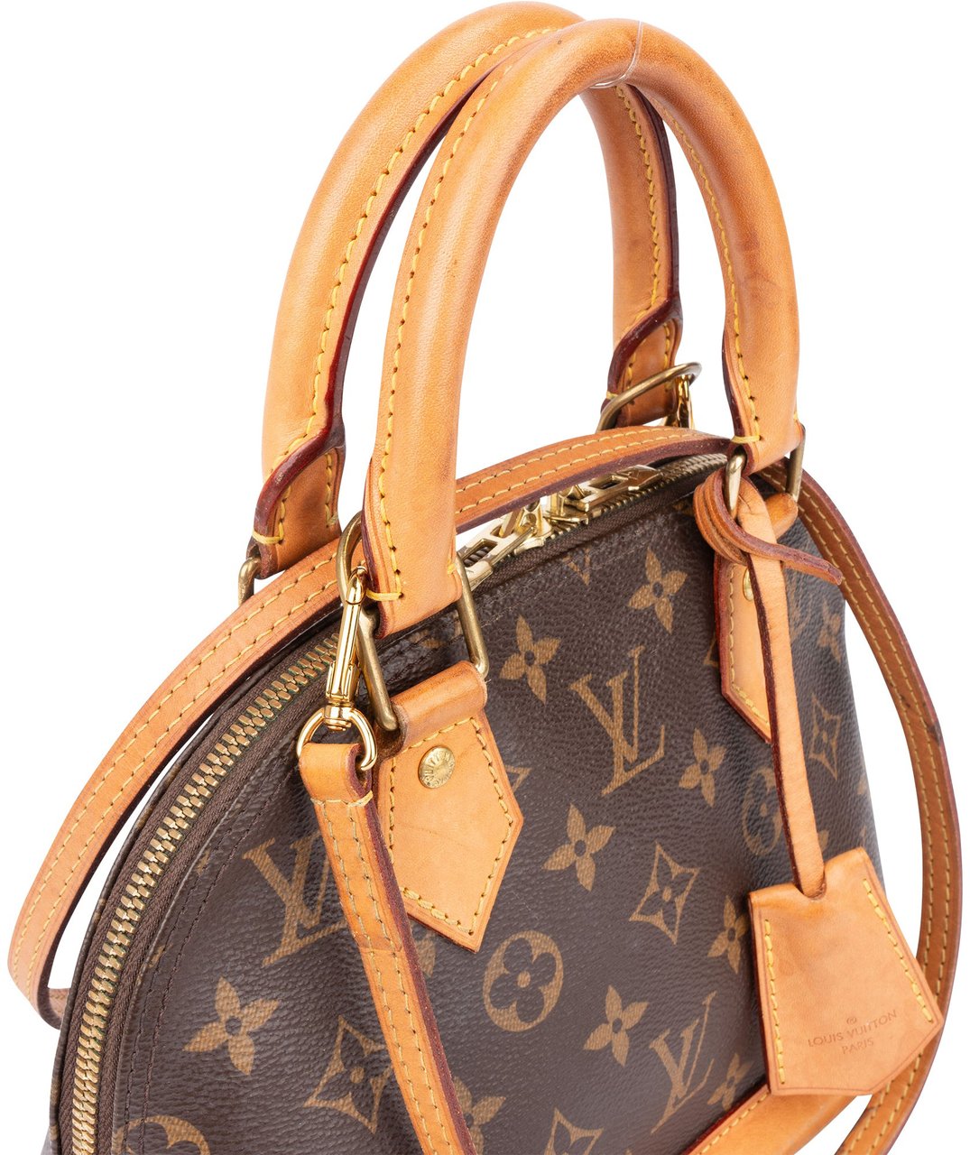 Louis Vuitton Canvas Monogram Alma BB Handbag Bruin