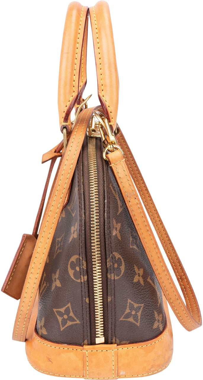 Louis Vuitton Louis Vuitton Canvas Monogram Alma BB Handbag Bruin