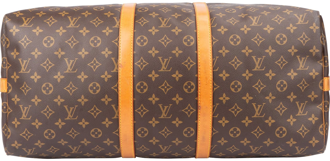 Louis Vuitton Louis Vuitton Canvas Monogram Keepall 55 Bandouliere Bruin