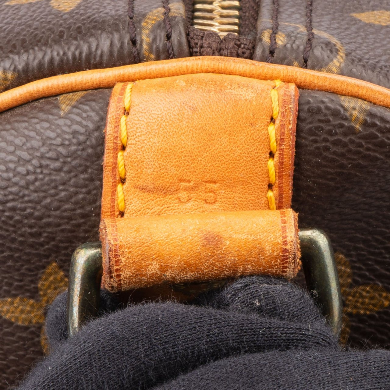 Louis Vuitton Louis Vuitton Canvas Monogram Keepall 55 Bandouliere Bruin