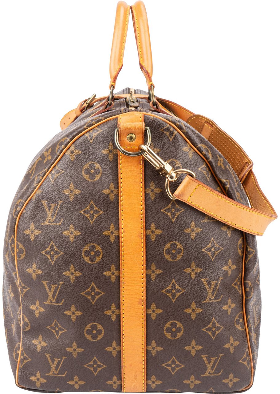 Louis Vuitton Louis Vuitton Canvas Monogram Keepall 55 Bandouliere Bruin